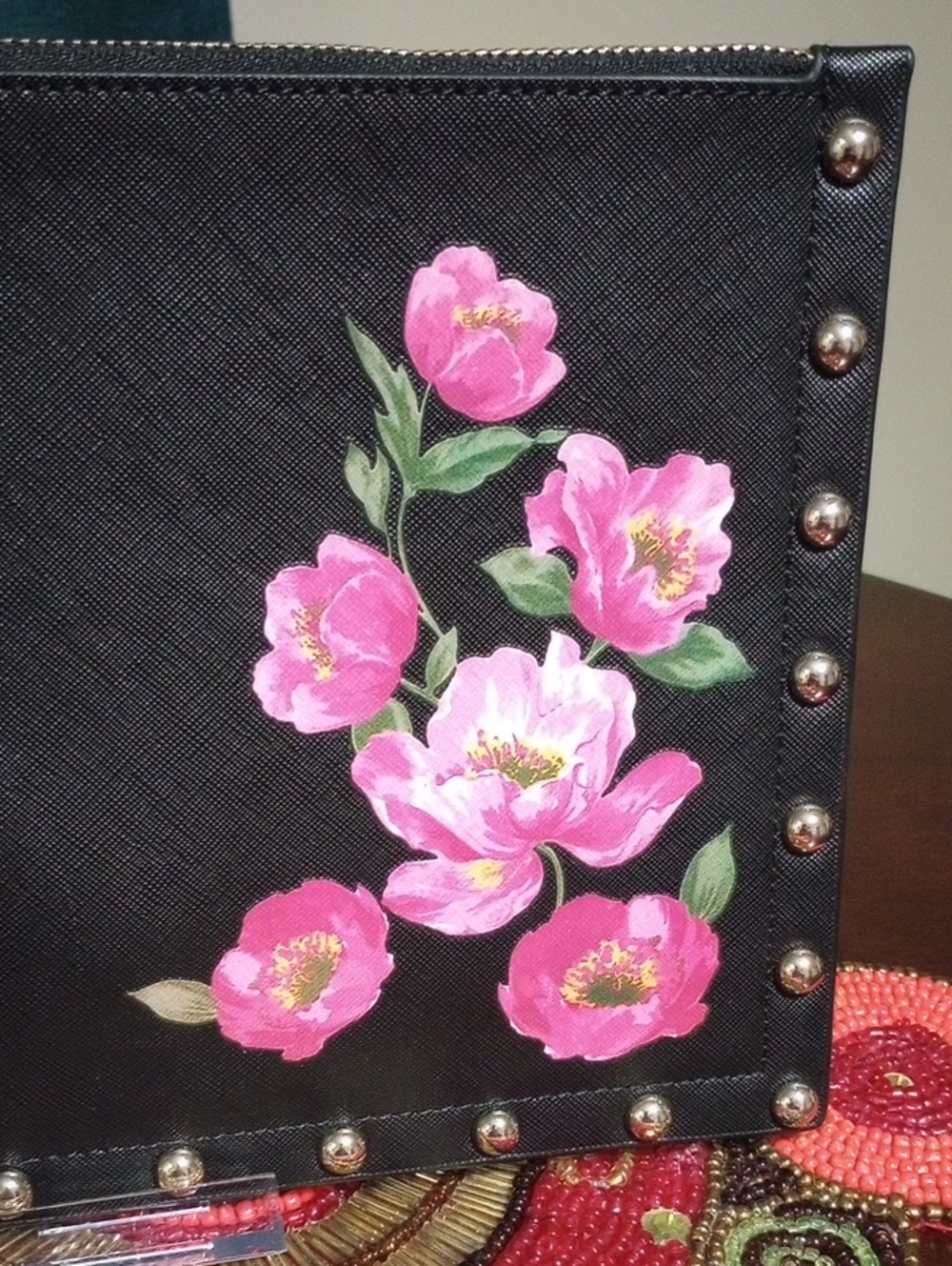 WHBM Floral Studded Wristlet - Picture 6 of 16